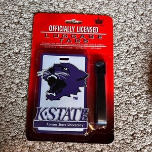 Vintage K-State Wildcats Luggage Tag